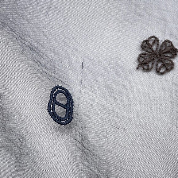 HERMES Carre Multi Bag Charm Size 100 Silk100% Black/Multicolor - Picture 2 of 8